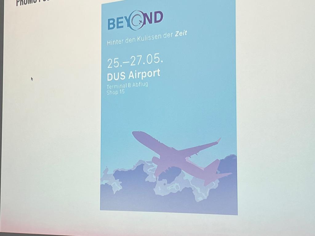 Ausstellungsdesign für die Flughäfen Düsseldorf und München