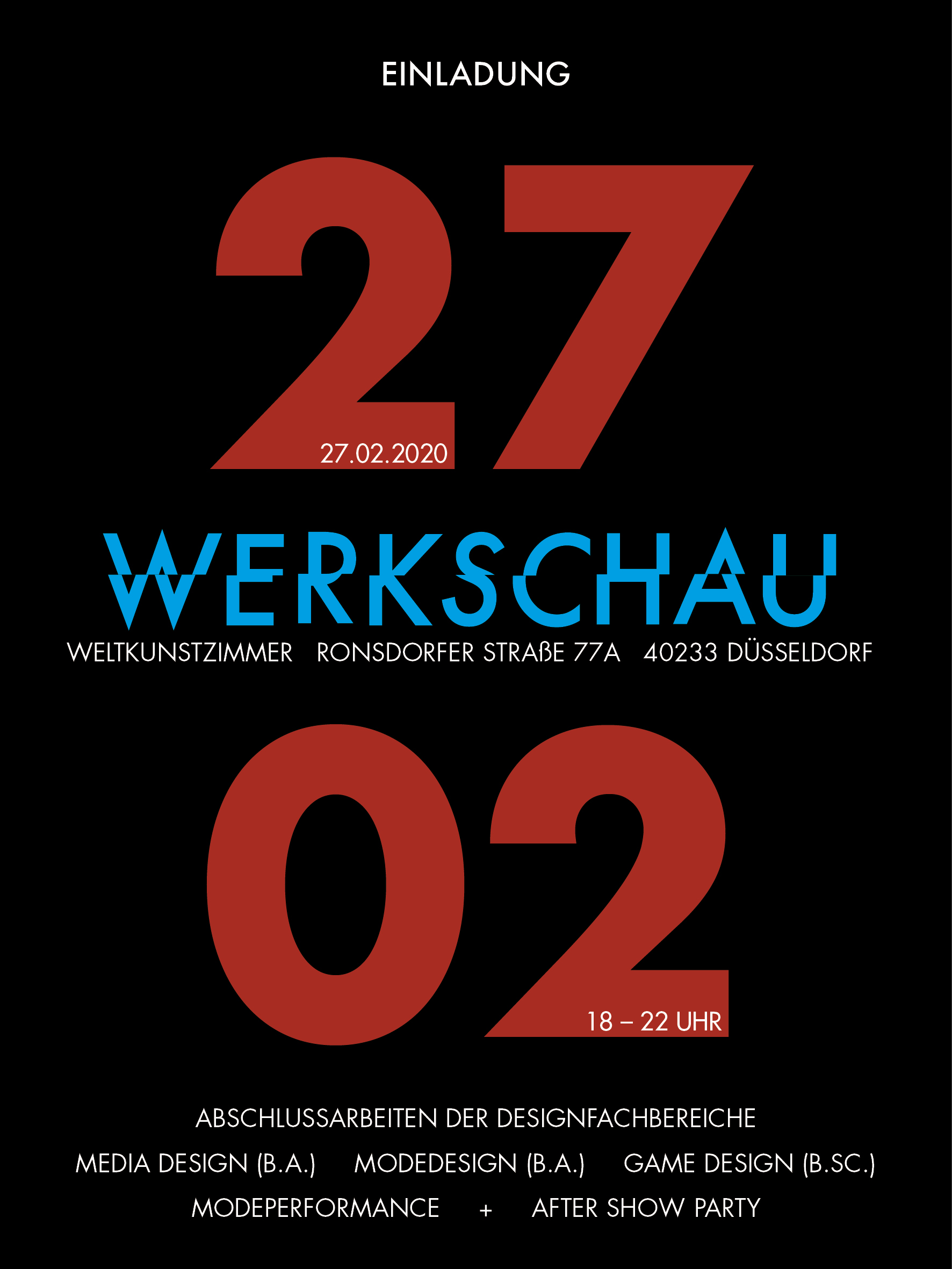 MD.H DÜSSELDORF WERKSCHAU 2020 IM WELTKUNSTZIMMER