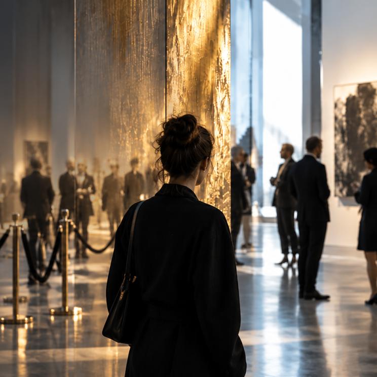 Elegante Vernissage im modernen Kunstmuseum.png