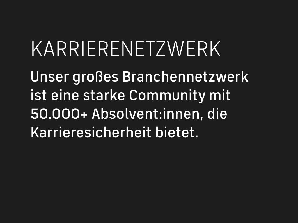 Wir unterstützen dich auf deinem persönlichen Berufsweg!