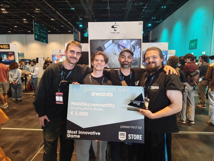 Pravda Gamescom dev 2026 award.jpeg