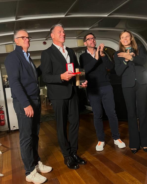 Preisübergabe / Networking beim Bata-Event
