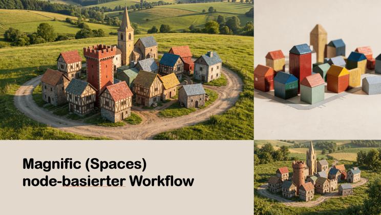 Vom Referenzbild zur generierten Szene/ From reference image to generated scene