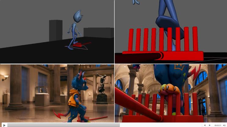 Volle Kontrolle – von der Animationsvorlage bis zum Render / Full control – from animation blockout to final render