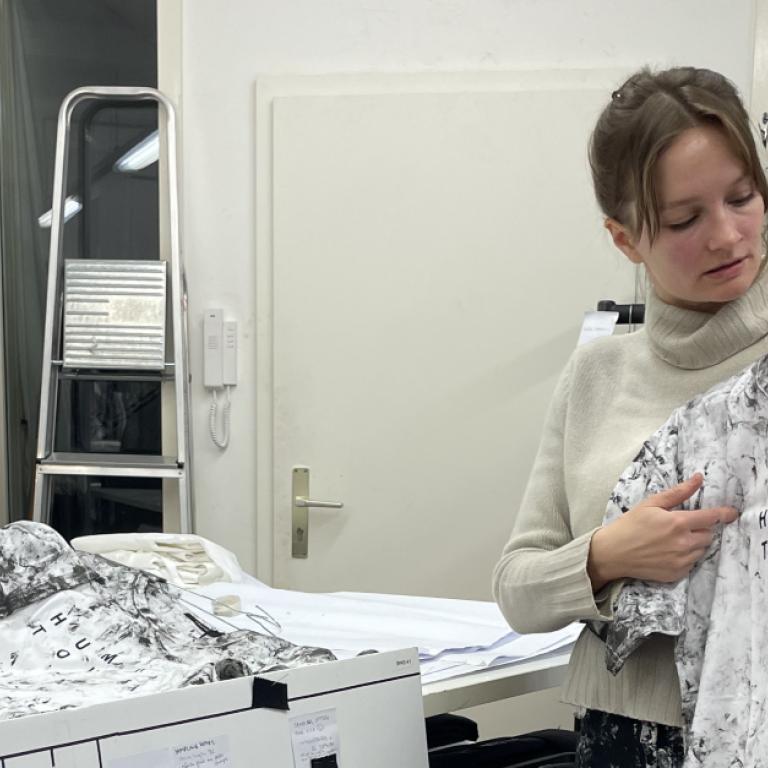 Fashion Management Studierende zu Besuch bei Berliner Modemarke HUMAN TOUCH