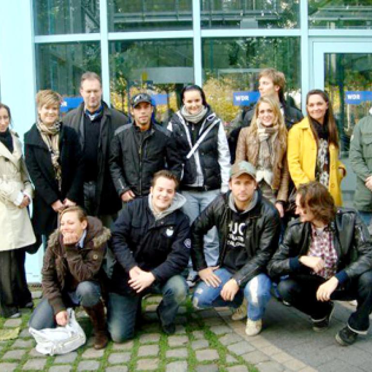Ein Tag im Medienhafen Düsseldorf - Bericht über die Exkursion zum WDR am 4. November 2008