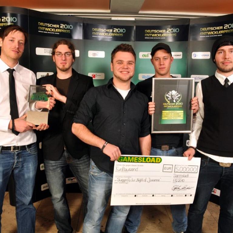 Die MEDIADESIGN HOCHSCHULE als Gewinner beim Deutschen Entwicklerpreis 2010 