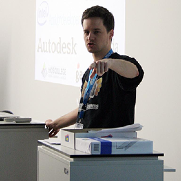 Die Global Game Jam war zu Gast an der MD.H München 