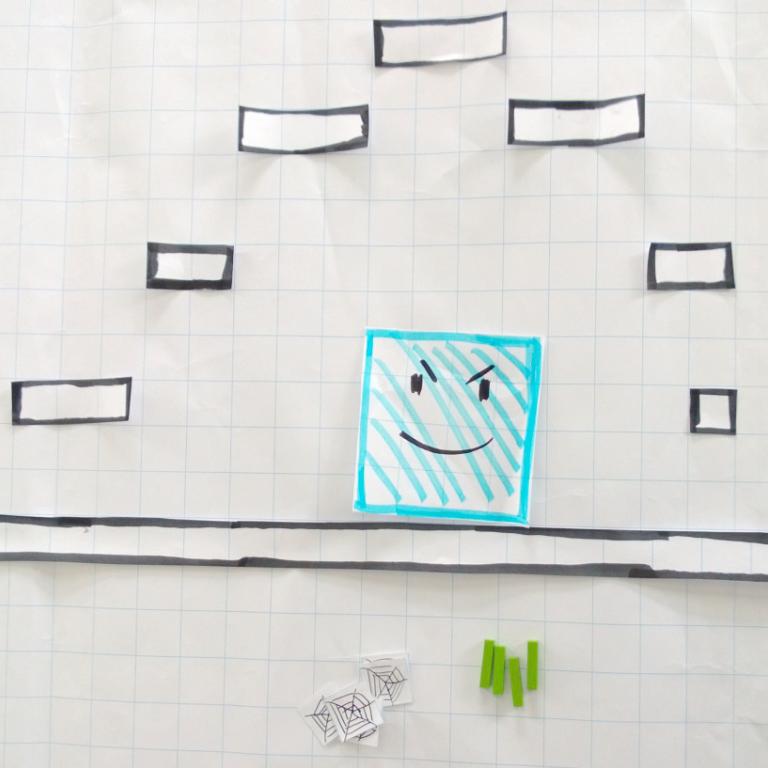 Grundlagen des Gamedesigns:  Umsetzen einer Spielidee als Papierprototyp