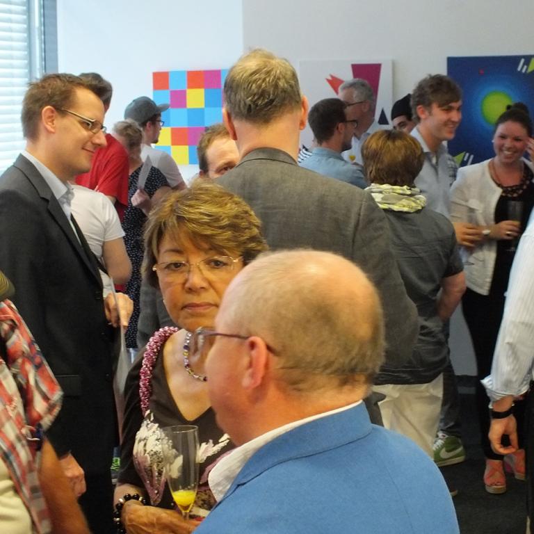 Farbraum – eine Vernissage des Erstsemesters Mediadesign 