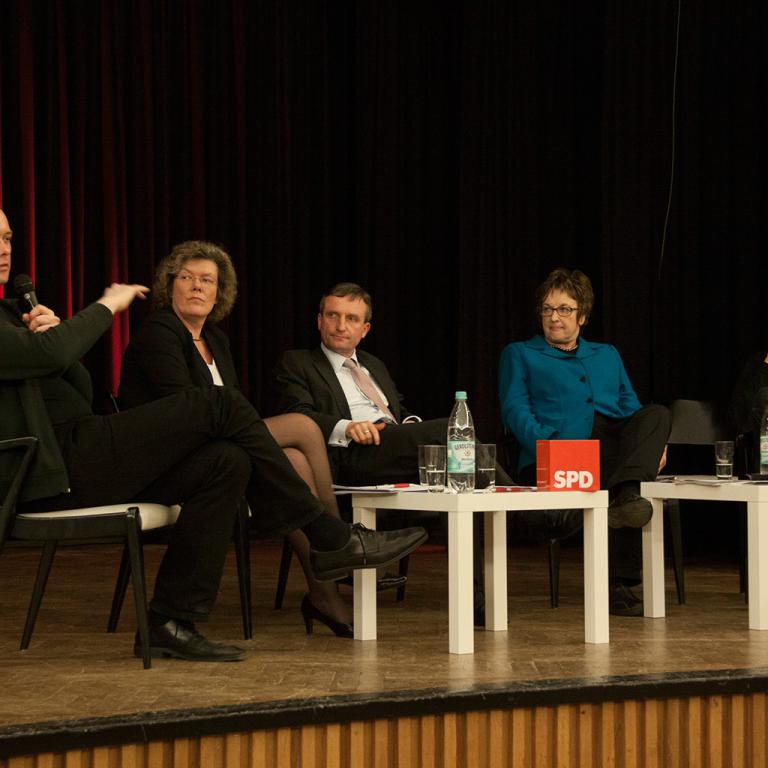 Podium zur „Zukunftsbranche Kreativwirtschaft“ 