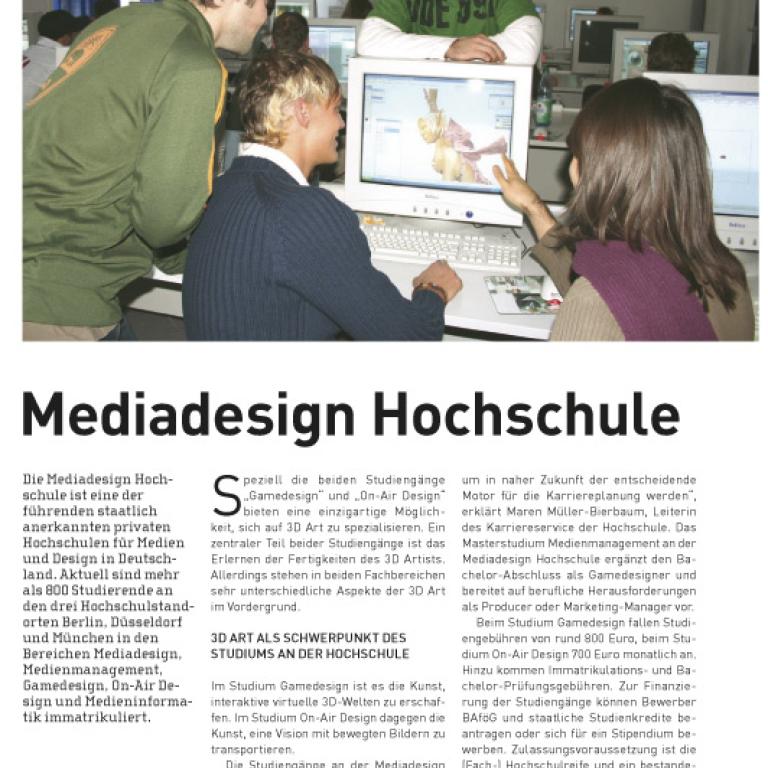 DIGITAL PRODUCTION: AUSBILDUNG