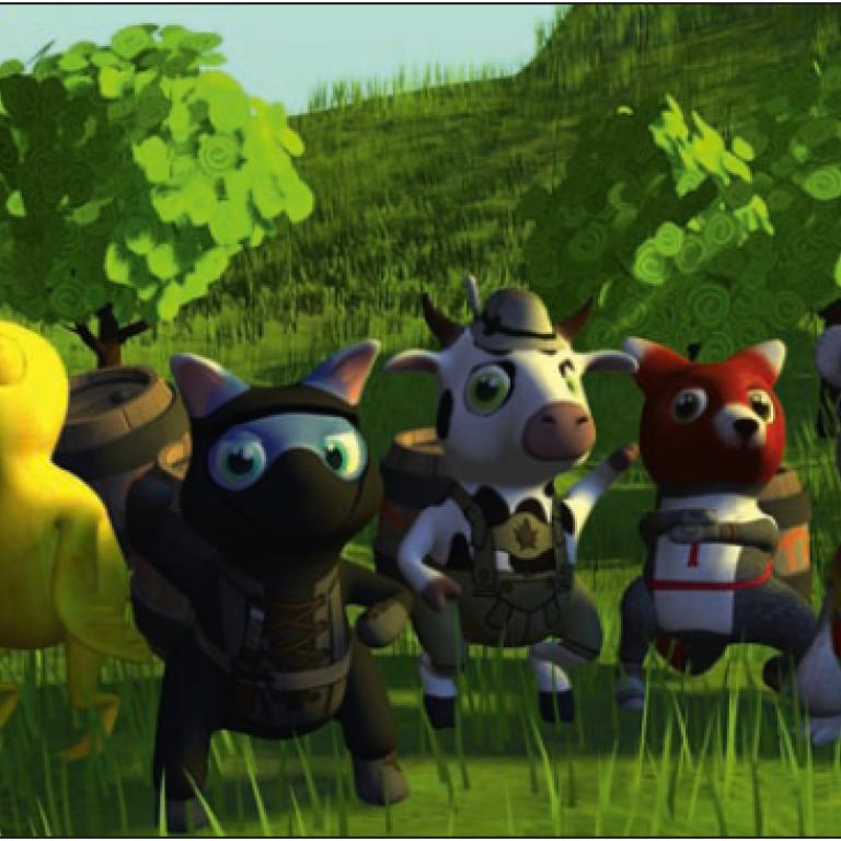 Digital Production: Fluff Wars - Explosives Gameplay