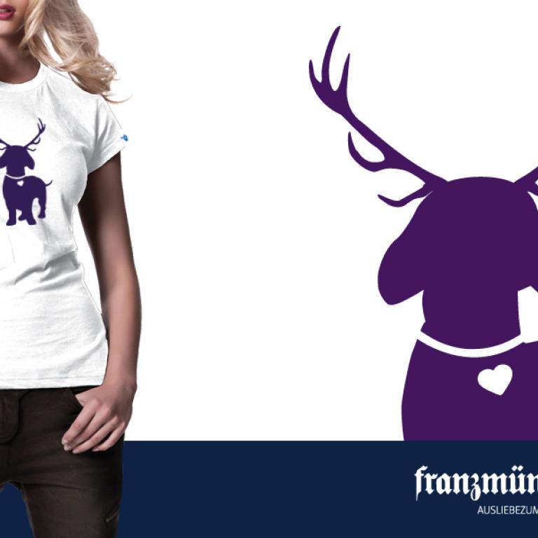 Design-Studentin der Mediadesign Hochschule entwirft Herzensbrecher-Motiv für das Kult-Stadtmodelabel „franzmünchinger - München“