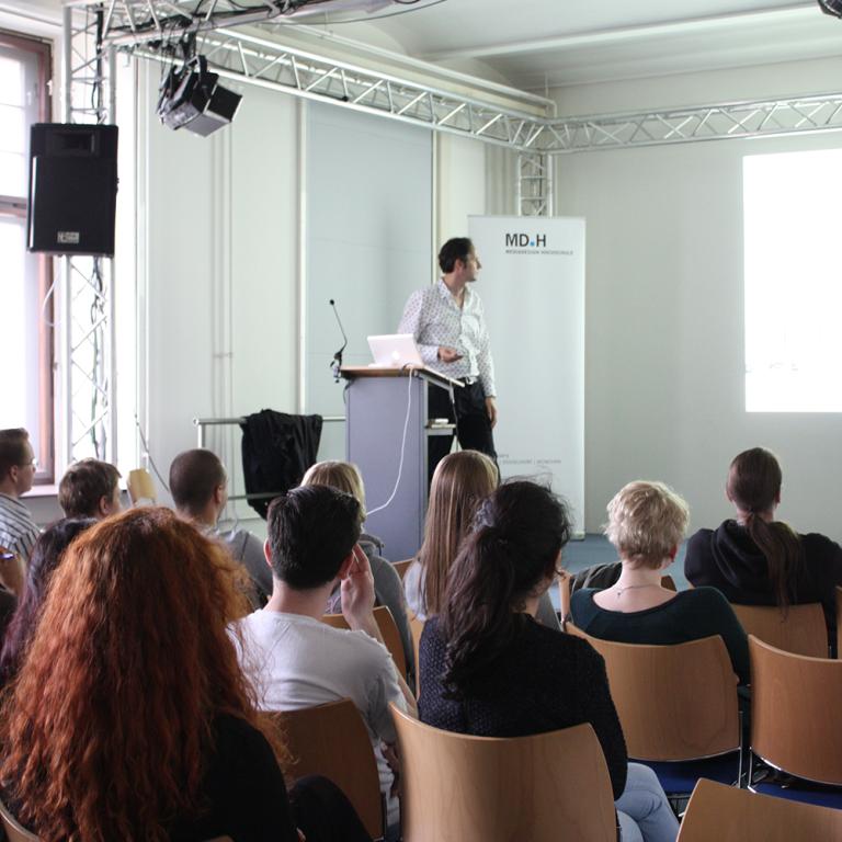 Digital Film Design: Andrew Schlussel, Global Head of Training and Development der Firma MPC, zu Gast an der MD.H Berlin