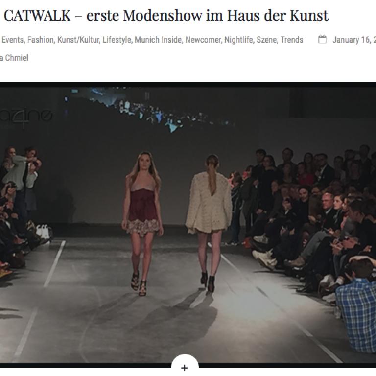 Magazine 4: MD.H Catwalk – erste Modenshow im Haus der Kunst