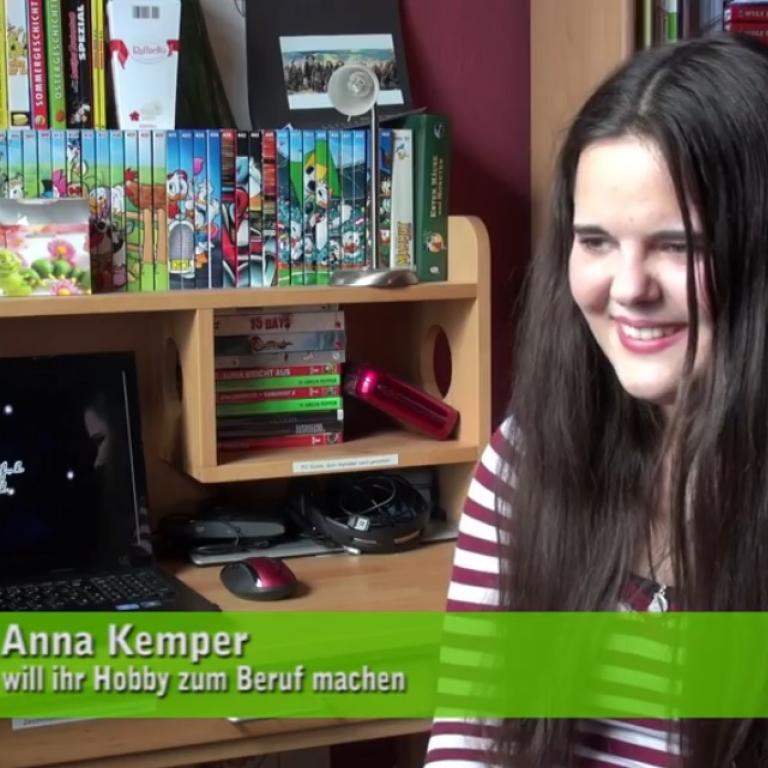 Anna Kemper studiert im Wintersemester 2015 Gamedesign in Düsseldorf – Borio-TV berichtet