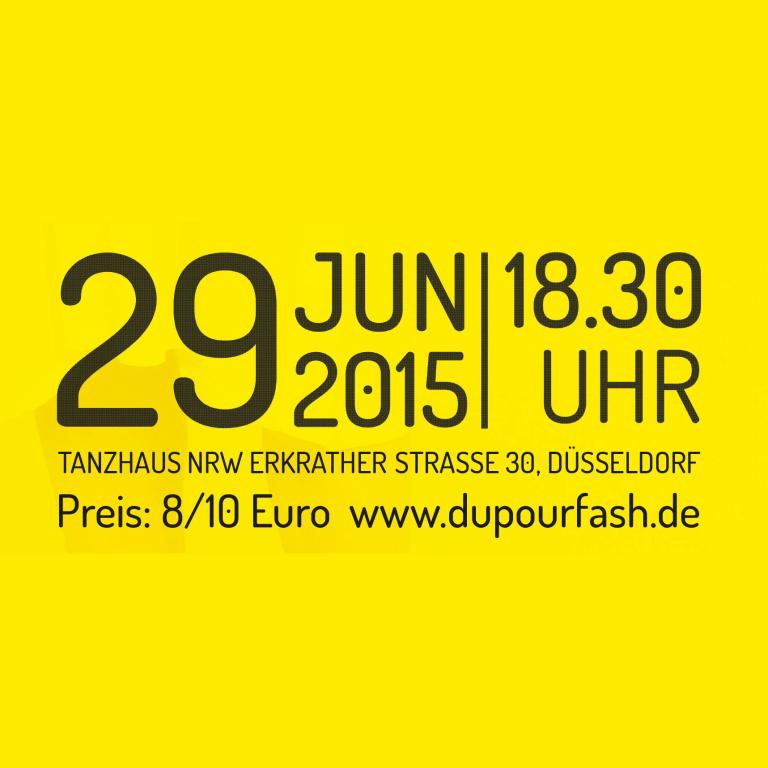 ‚dupourfash 2015‘ – Modespektakel der Mediadesign Hochschule in Düsseldorf