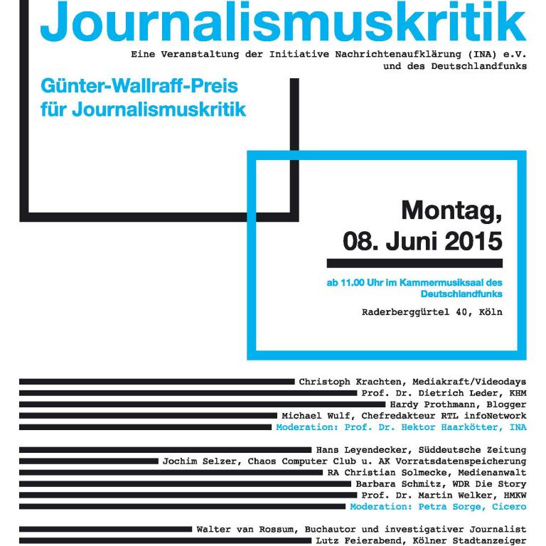 Konstruktive Debatten beim 1. Kölner Forum für Journalismuskritik