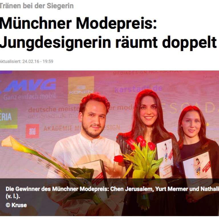 tz.de: Münchner Modepreis: Jungdesignerin räumt doppelt ab