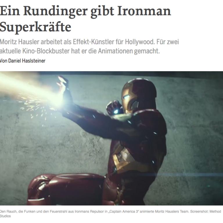 Ein Rundinger gibt Ironman Superkräfte