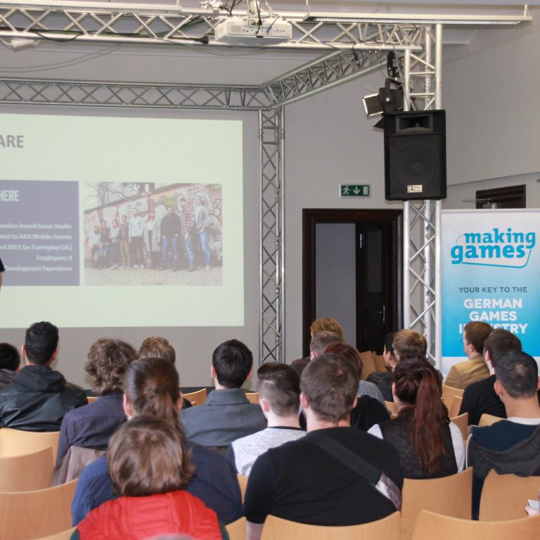 Making Games Talents 2016 an der MD.H Berlin