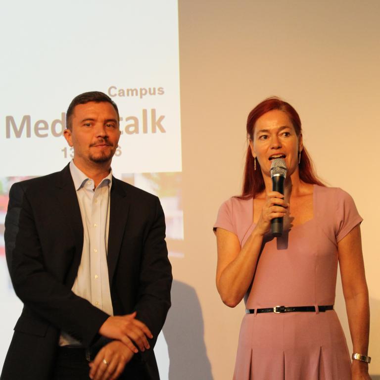 Volles Haus beim MD.H Medientalk in München