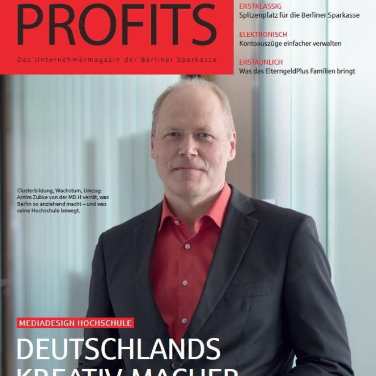 Die MD.H im Portrait- Bericht im Profits Magazin (Berliner Sparkasse)