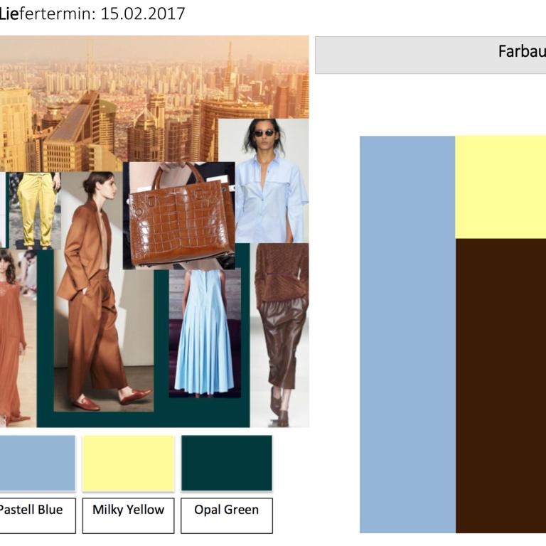 ERSTELLUNG EINES KOLLEKTIONSKONZEPTES