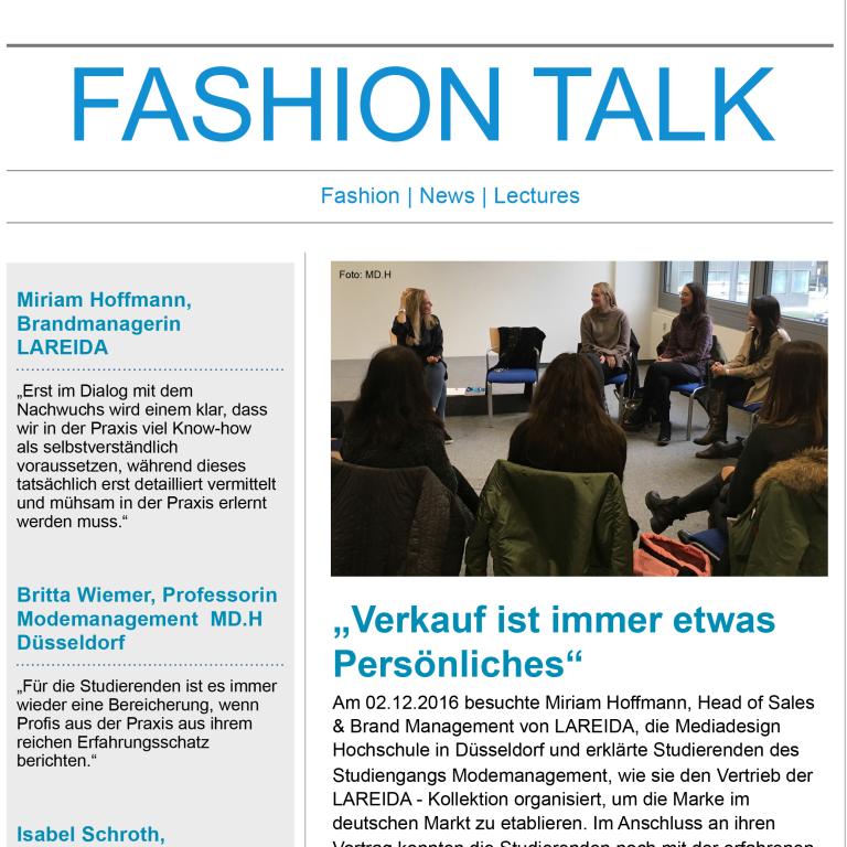 Fashion Talk zum Thema Vertrieb im Premium-/Luxussegment