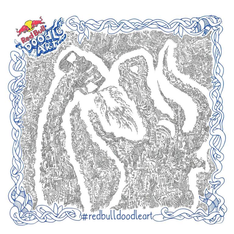 MD.H goes San Fransisco - Jonghun Won (2. Sem MediaDesign) auf dem International Red Bull Doodle Art Contest  