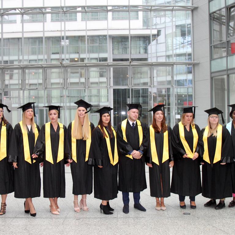 Graduierungsfeier Herbst 2018 an der MD.H Düsseldorf